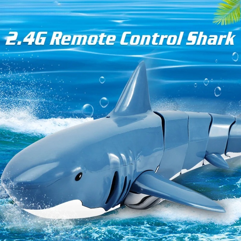 Electronic Gift - Brinquedo Novo: Barco Tubarão Elétrico Realista