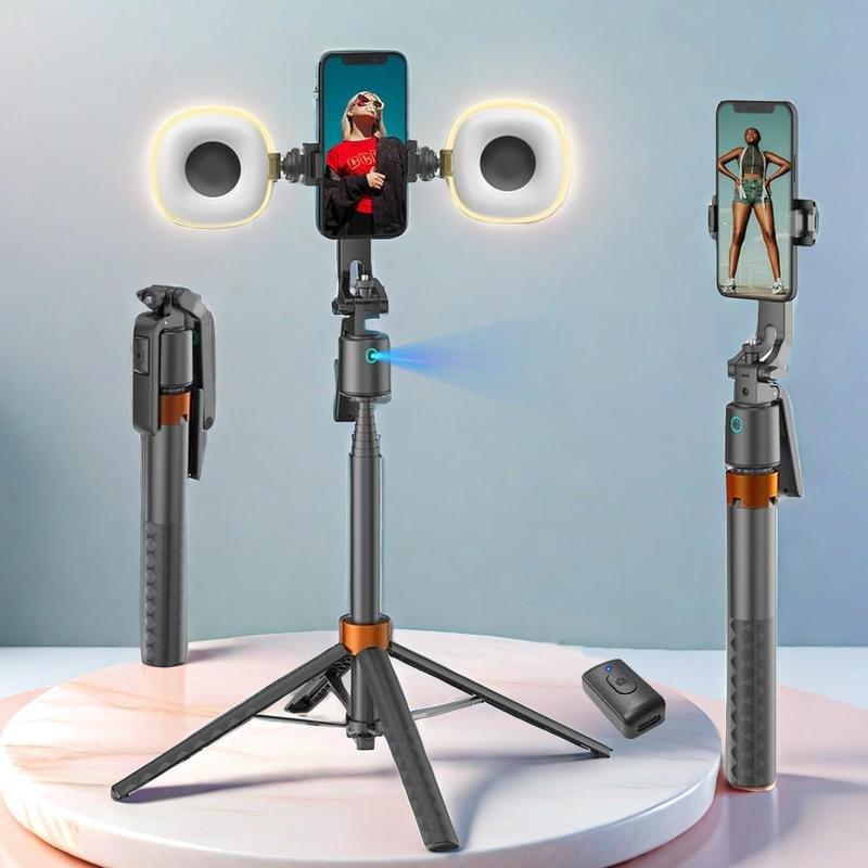 Auto Tracking Tripod - Tripé para Selfie Recarregável com Rastreamento