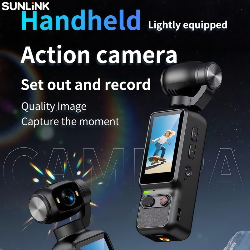 Action Camera 4K - Câmera de Ação Portátil 4K HD