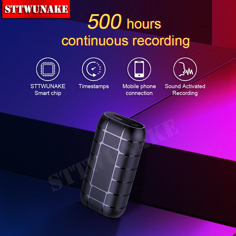 Voice Recorder Pen - espiã escondido 500 horas gravador de