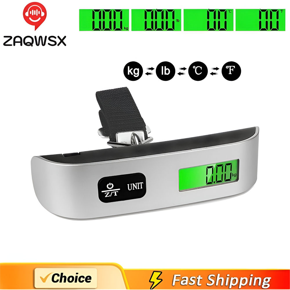 Electronics Stuff - Balança portátil digital display lcd 110lb/50kg