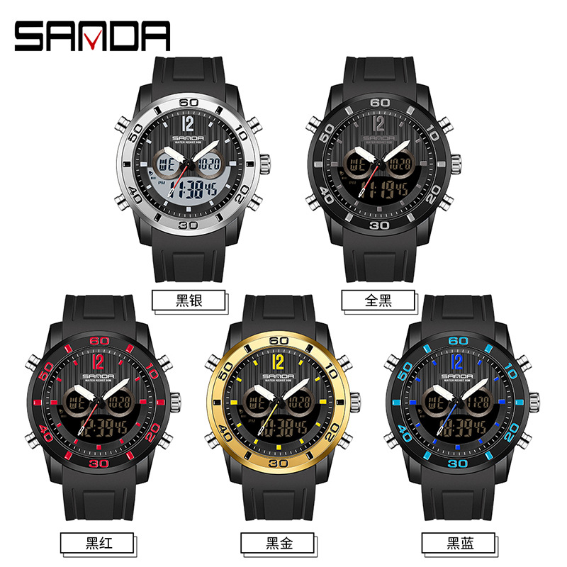 Electronic Gift - Relógio Eletrônico SANDA para Homens, Relógio