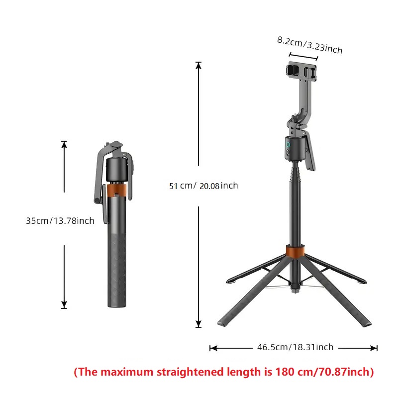 Tripé para Selfie Recarregável - Auto Tracking Tripod avaliação e preço