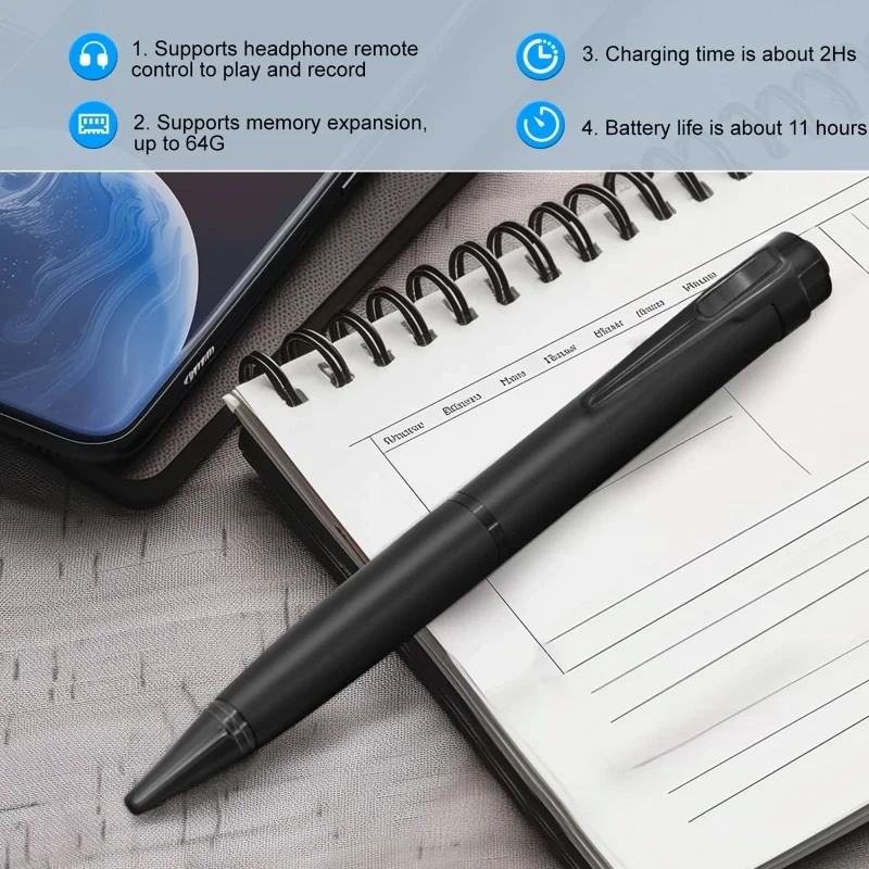 Caneta ativada digital gravado - Voice Recorder Pen avaliação e preço