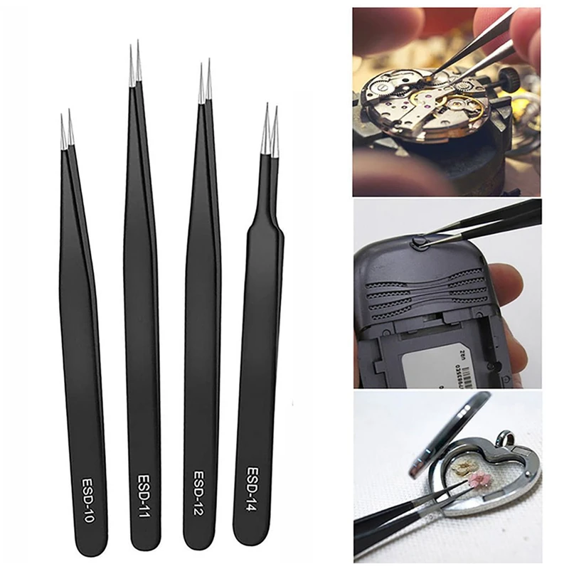 Conjunto de pinças de precisão - Electronics Stuff avaliação e preço