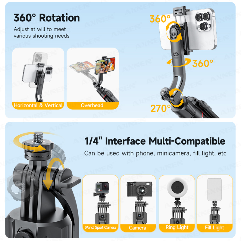 TT07 Gimbal com Rastreamento F - Auto Tracking Tripod avaliação e preço