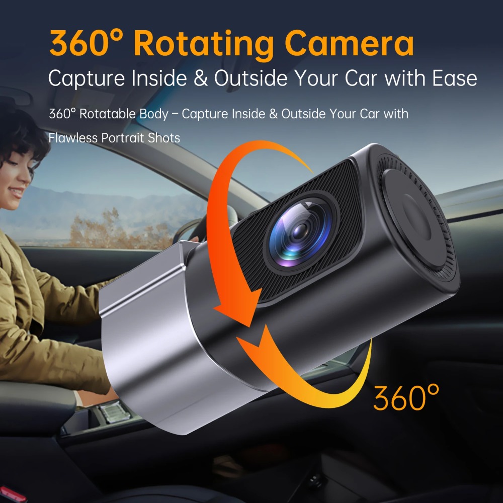 Câmera Mini Dash Cam 1080P Ult - Panoramic Dash Cam 360 avaliação e preço