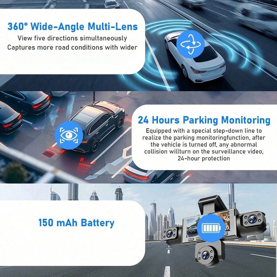 SKYWORTH SIDAKEYE 360 °   Kit  - Panoramic Dash Cam 360 avaliação e preço