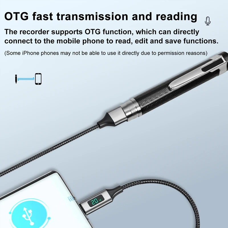 Gravador de voz digital portát - Voice Recorder Pen avaliação e preço