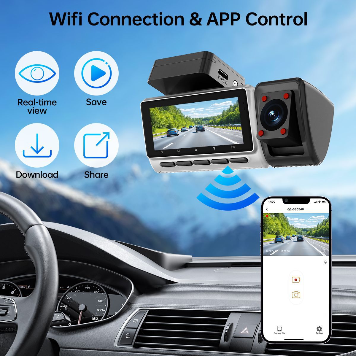Nova Câmera Veicular Transfron - Panoramic Dash Cam 360 avaliação e preço