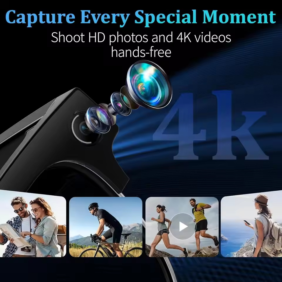Novos Óculos Inteligentes de N - Action Camera 4K avaliação e preço