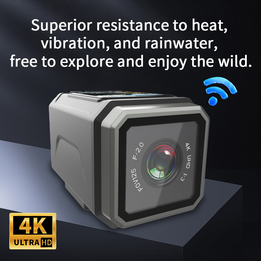 Câmera de ação 4K EIS 125 °    - Action Camera 4K avaliação e preço