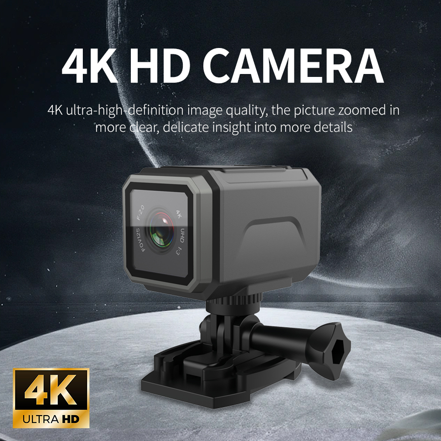 Câmera de ação 4K EIS 125 °    - Action Camera 4K avaliação e preço